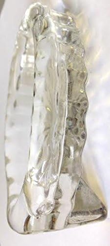 Реколта Американската Прозрачна Миниатюрна Стъклена Овална рамка за снимки Fostoria (с височина 4 инча)