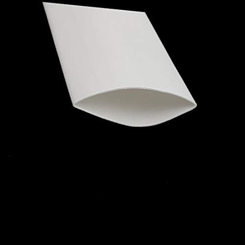 X-DREE Дължина 1 м, вътрешен диаметър 16 мм, Polyolefin изолация, Свиване на тръба, Амбалажна хартия Бял цвят