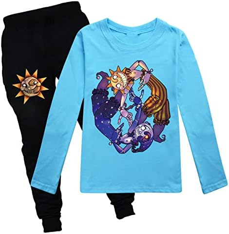 Duuloon/ Комплекти дрехи за момчета и Момичета FNAF, Удобни Блузи и Спортни Панталони, Спортни Костюми с кръгло
