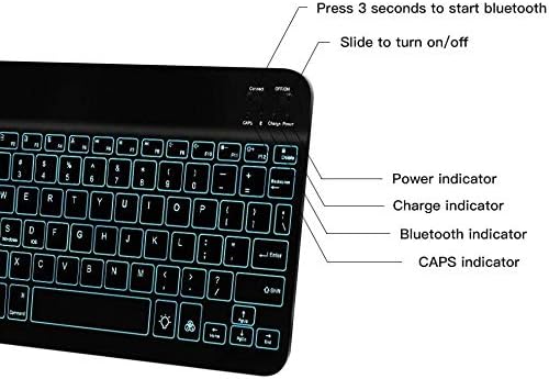 Клавиатура BoxWave е Съвместим с Samsung Galaxy Z Flip 4 (клавиатура от BoxWave) - Клавиатура SlimKeys Bluetooth