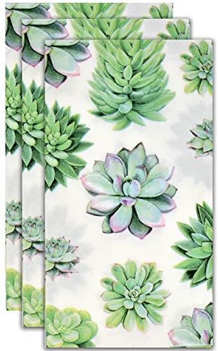 100 Cactus Хартиени Кърпи за гости за Баня Декоративно Еднократно Кърпа за ръце Зелени Кърпа за Декупажа за