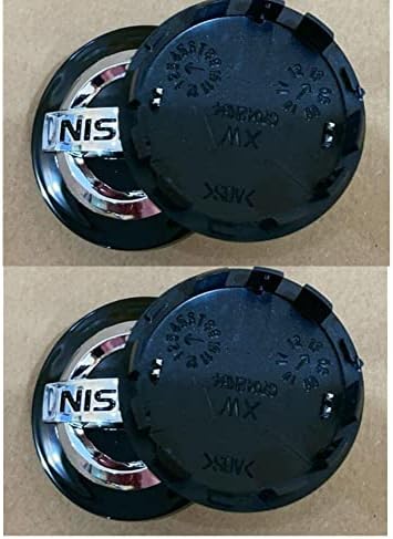 Hongyuntong 4 Броя 54 мм Черен Автомобил За Инсталиране на Централна Главината на Колелото капачки Капачки Емблема