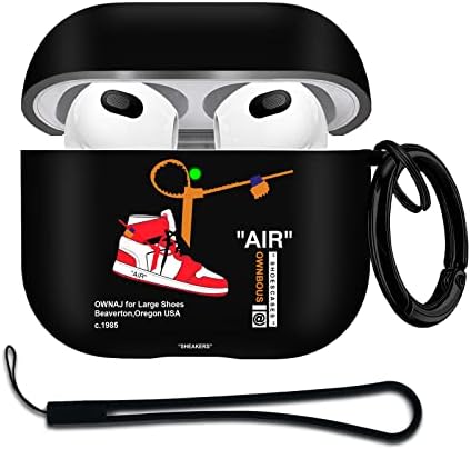 Калъф Gedicht за Airpods 3-то поколение, Спортни обувки Air с каишка, Защитни Меки Седалките от TPU, Здрав калъф