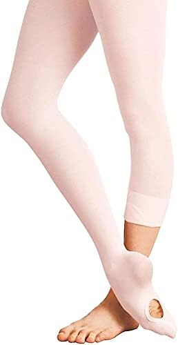 Балетные Чорапогащи За Деца 3 Парижката Опаковка Розови Бели Черни танцови Чорапогащи с Мек Покрив