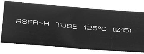 X-DREE Диаметър 1,8 М 15 мм, Коефициент на свиване 2:1 Свиване тръба с психиатър тръба (Guaina tubo termorestringente