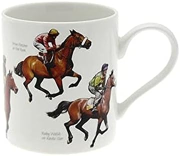 Виндзорская чаша от фин порцелан Колекция Leonardo, Дизайн на конни надбягвания, Известни коне и жокеи Идеалната