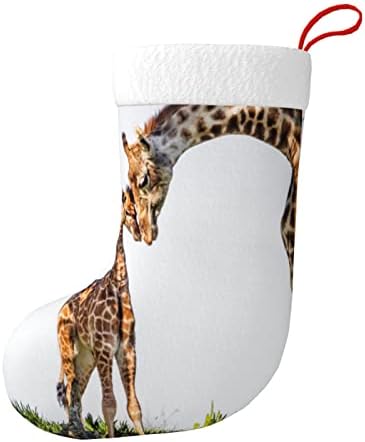 Коледни Чорапи Augenstern 3D Жираф Южна Африка Двустранни Окачени Чорапи За Камината