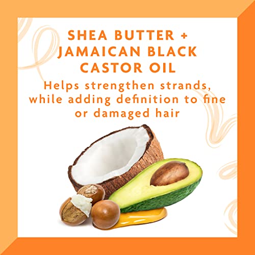 Стягащ гел за стайлинг на коса с масло от шеа Cantu максимална фиксация с черен рициново масло jamiaican, 18,5