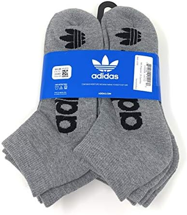 мъжки чорапи adidas Originals Trefoil 6 в опаковка с ниско деколте, (обувки Размер 6-12)