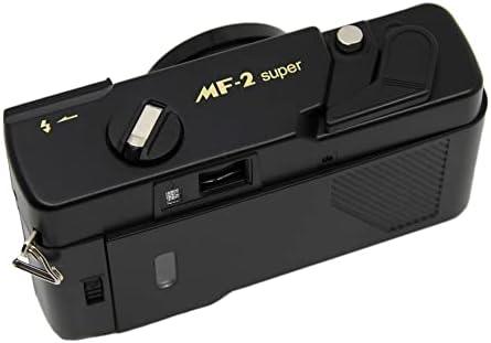 35-мм филмова камера YASHICA MF-2 Супер с 38-мм обектив f / 3.8 от Kokoti (черен)