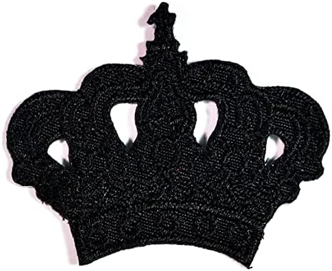 Kleenplus 2 бр. Мини-кралската корона с анимационни бродерия на iron пришивной икона за дънкови якета, шапки,