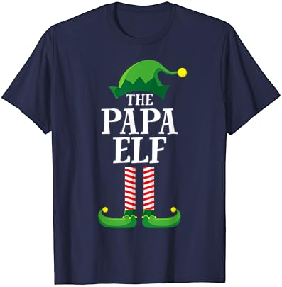 Тениска за Коледно парти Papa Elf, Подходяща за Семейна група