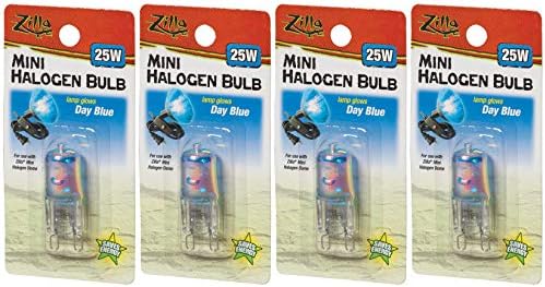 Мини-халогенна лампа Zilla - Дневен син 50 W - комплект от 4