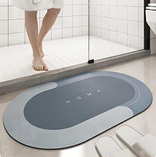 SUMICH Иновативен килимче за банята, Супер Впитывающий Быстросохнущий Грязеотталкивающий подложка на гумена