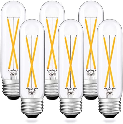 Реколта Led лампа T10, Тръбна Полилей с мощност от 2 W, с регулируема яркост, Еквивалент на лампи с нажежаема