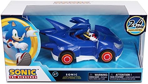 Радиоуправляеми автомобили Sonic & Sega All-Stars Racing: Sonic - NKOK (681), мащаб 1: 28, 2.4 Ghz, с дистанционно