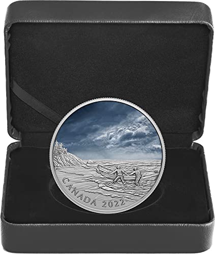 2022 DE Модерна Възпоменателна монета PowerCoin Канадския Кораб-призрак, една Сребърна Монета От 50$ Канада