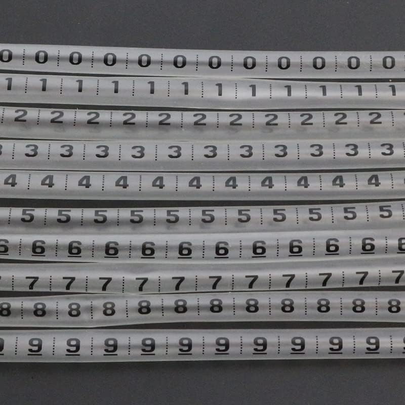 Съотношението безплатна доставка и 2:1 от 1/1,5/2 до 16 мм, Пластмасов Свиване тръба Кабел standalone, маркировъчна