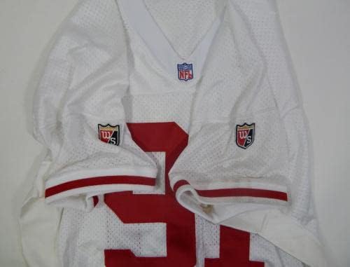 1995 Сан Франциско 49ерс Алфред Уилямс 91 Публикувано Бяла Риза 50 DP30165 - Използваните тениски за игри NFL