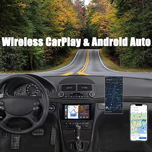 Кола Стерео Android 12 CarPlay GPS за Mercedes-Benz E-Class W211 CLS W219 G-Class, Автомагнитола Android с автоматична