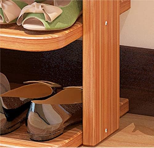 Поставка за обувки VLIZO Рафтове за обувки Компактен 7-Етажен Дом Рафтове За съхранение 101 × 8 × 30 См Многослоен