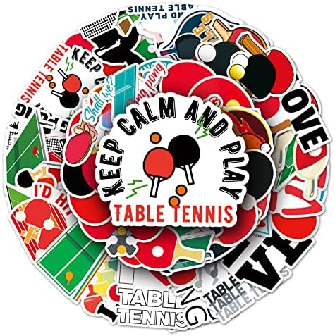 Етикети за Тенис на маса - 50шт Етикети за пинг-Понг Подаръци за юноши Момичета Възрастни Спортни Етикети за