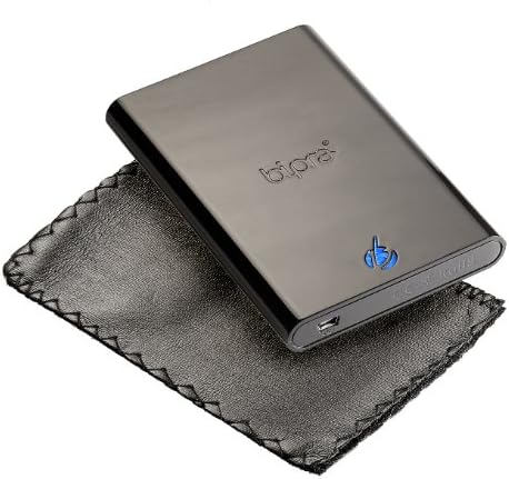 Преносим външен твърд диск BIPRA S2 2,5 инча с USB 2.0 FAT32 - Черен (500 GB)