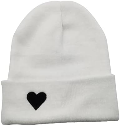 Дамски шапка за татко Atticus Poetry (бяло сърце) и женска шапка с белезници (бяло сърце) - Унисекс, един размер