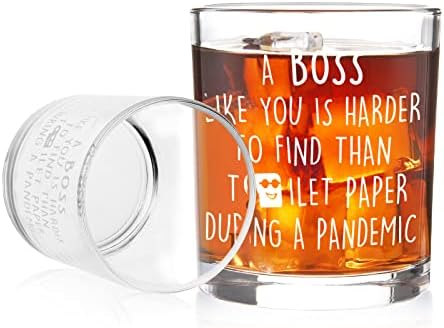 Подарък за Деня на Бъдещето на Шефа за мъже, Този на Шефа, тъй Като Ти си по-Трудно намирането на Чаша за уиски,