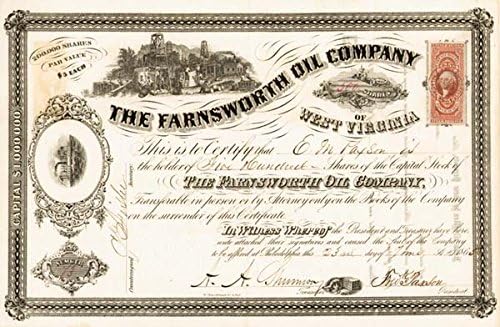 Farnsworth Oil Co. - Склад за сертификат (Не отменен)