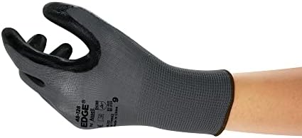 Промишлени ръкавици с Нитриловым покритие на EDGE 48-128 с покритие на Дланите за автомобилната индустрия и