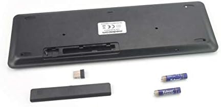 Клавиатура BoxWave е Съвместима с Huawei MateBook 13s - Клавиатура MediaOne със сензорен панел, клавиатура в пълен размер, USB, безжичен тракпад за КОМПЮТЪР, за да Huawei MateBook 13s - Черно jet