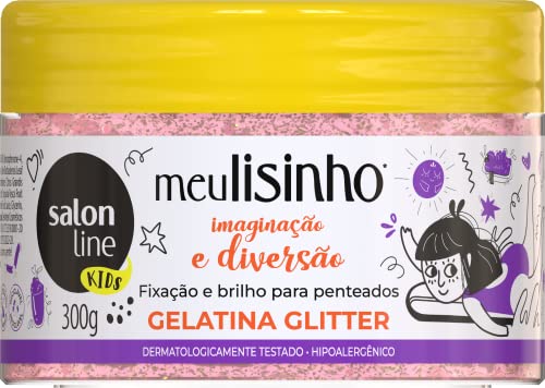 Салонная линия - Linha Meu Liso (за деца) - Желатинови пайети за определяне и придаване на блясък 300 г - (Моята