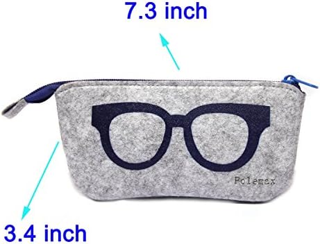 Фетровый Калъф За Очила, 2 Опаковки Своята Практика За Слънчеви Очила