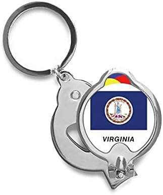 Американският Държавен Флаг Контур нокторезачки Вирджиния Остър Нож За Нокти От Неръждаема Стомана