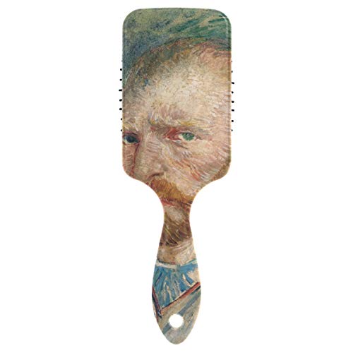 Четка за коса на въздушна възглавница Vipsk, Пластмасови Цветни маслени картини на Ван Гог, Подходящ за добър