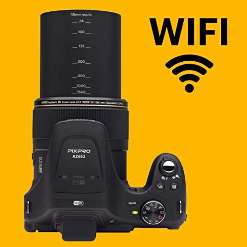 20-Мегапикселова цифрова камера Kodak PIXPRO Astro Zoom AZ652-BK с 65-кратно оптично увеличение и 3-инчов LCD