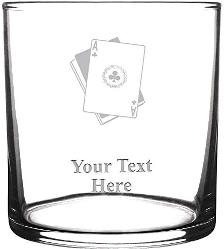 Персонални Чаши За напитки, Карти за Игра, Гравиран на Коктейлна Чаша С Потребителски Текст Чудесен Адаптивни