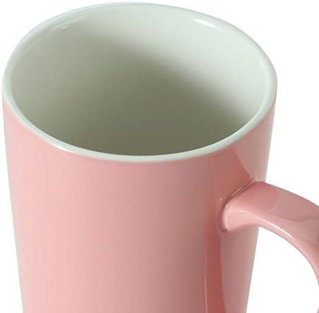 ЧЕСТИТ KIT Голяма чаена чаша, Високи чаши за кафе с противоскользящим дъно колекция от Керамични чаши с тегло