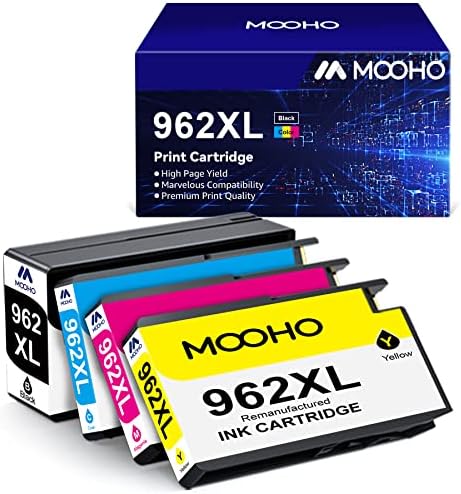 Mooho Рециклирани Мастило касета за HP 962XL 962 HP 962 XL с висока производителност OfficeJet Pro 9015 9025