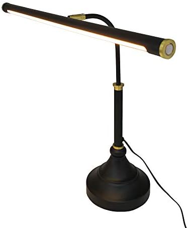 HomeFocus светодиодна настолна лампа за пиано, Настолна лампа за четене Лампа за проучване, С регулируема яркост,