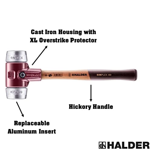 Halder САЩ - Чук Simplex с алуминиеви вложки (3009.06)