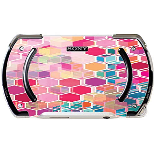 Розови Нюанси, Vinyl Стикер с Шестигранным Дизайн, Кожата egeek amz за PSP Go