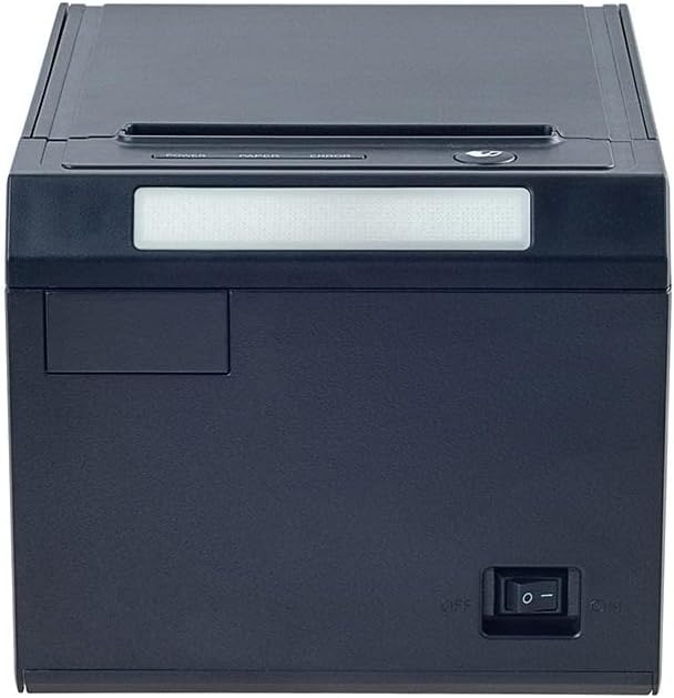 Компактен POS принтер HK SYSTEMS 380 мм, с термопринтером 300 мм/сек. USB Serial LAN RJ-45, Кухня Melody, Черен